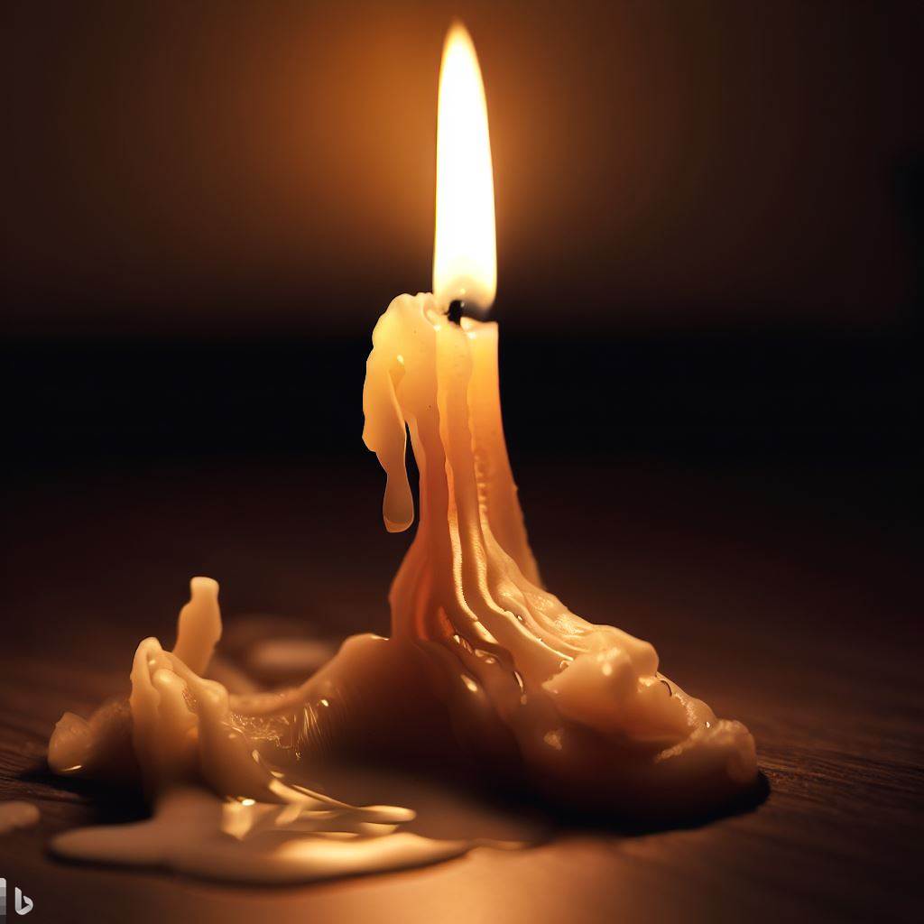 El significado de los restos de velas en forma de pie: interpreta su mensaje