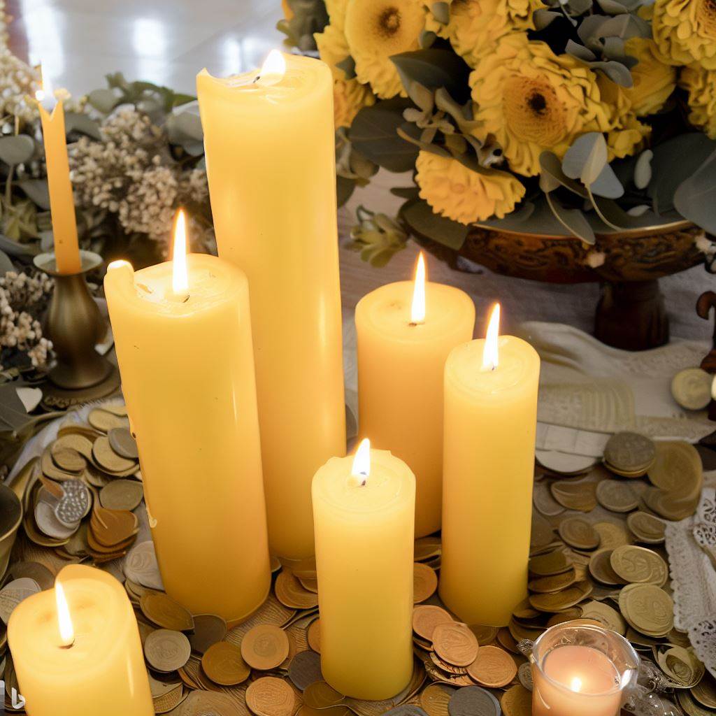 Rituales con velas amarillas: atrayendo prosperidad y éxito