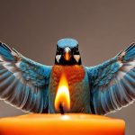 Pasos para interpretar los restos de velas en forma de pájaro