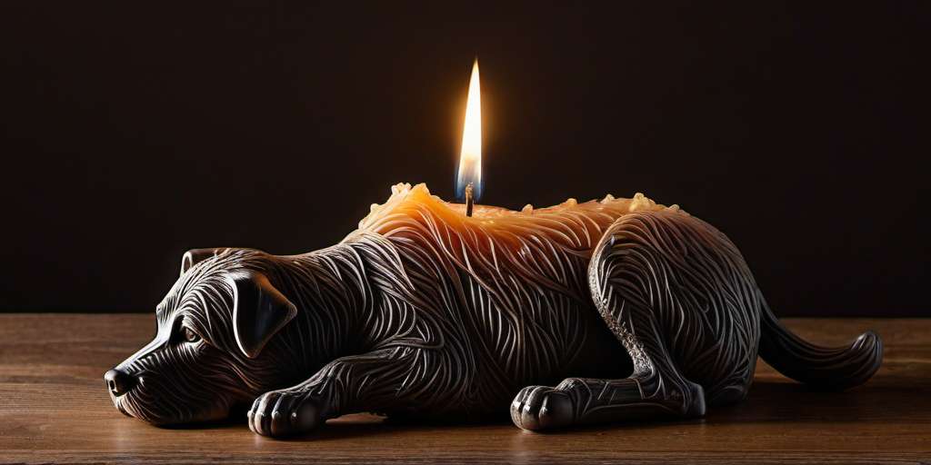 Significado de restos de velas en forma de canino